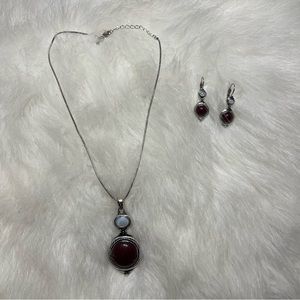 Lia Sophia Necklace & Earring Set
